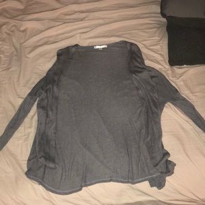 5/$25!! Grey long cardigan